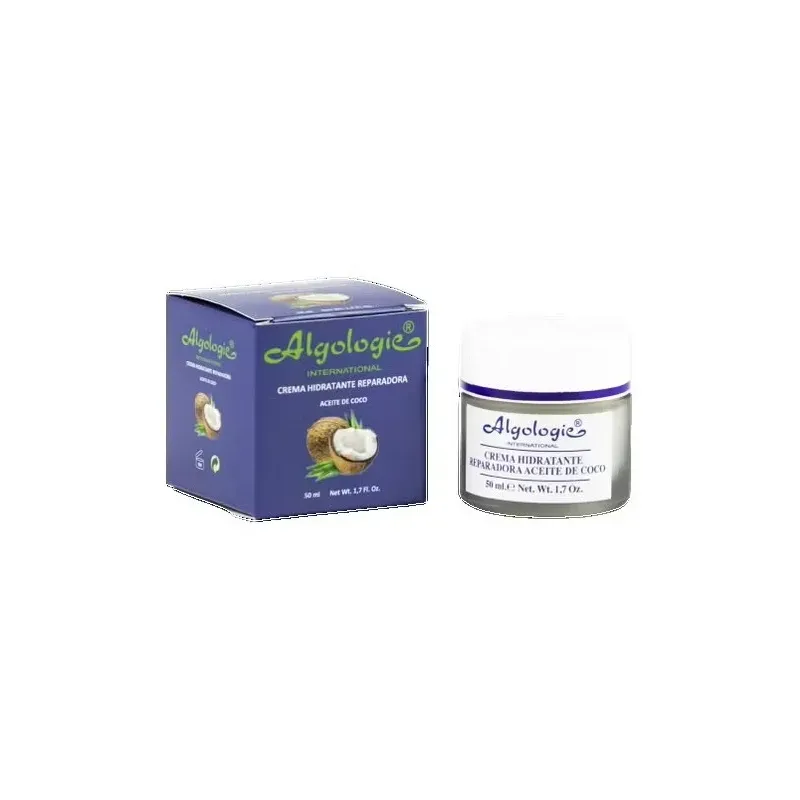 Algologie crema hidratante reparadora aceite de coco 50ml | Farmacia Barata