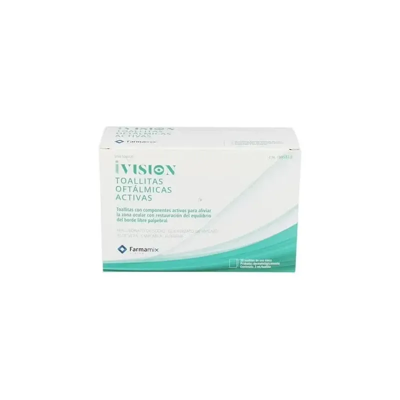Ivision toallitas activas 20 un | Farmacia Barata
