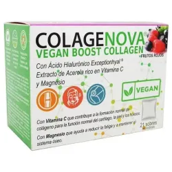 Colagenova vegan boost frutos rojos 21 sobres