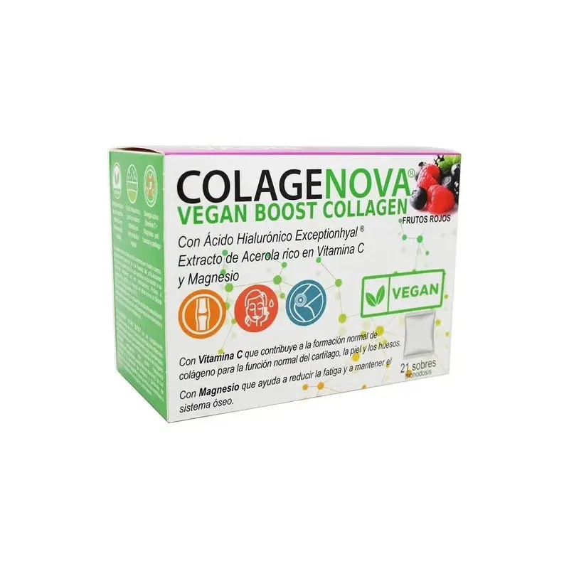 Colagenova vegan boost frutos rojos 21 sobres | Farmacia Barata Colagenova vegan boost frutos rojos 21 sobres | Farmacia Barata