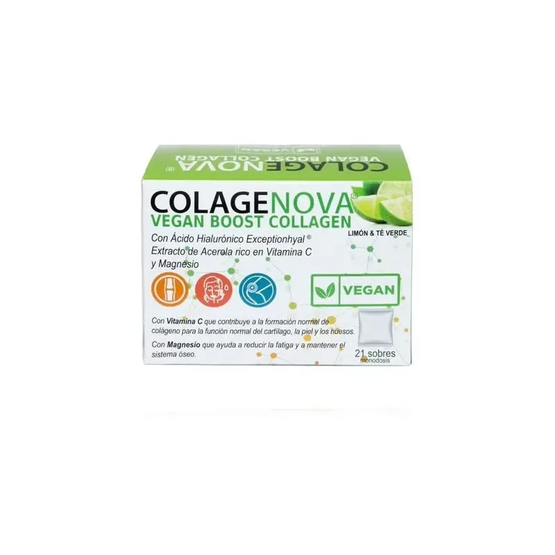 Colagenova vegan boost te verde+limon 21sbrs. | Farmacia Barata Colagenova vegan boost te verde+limon 21sbrs. | Farmacia Barata