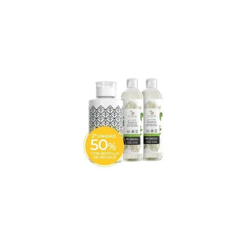 Agua micelar 2uds+botella vidrio | Farmacia Barata