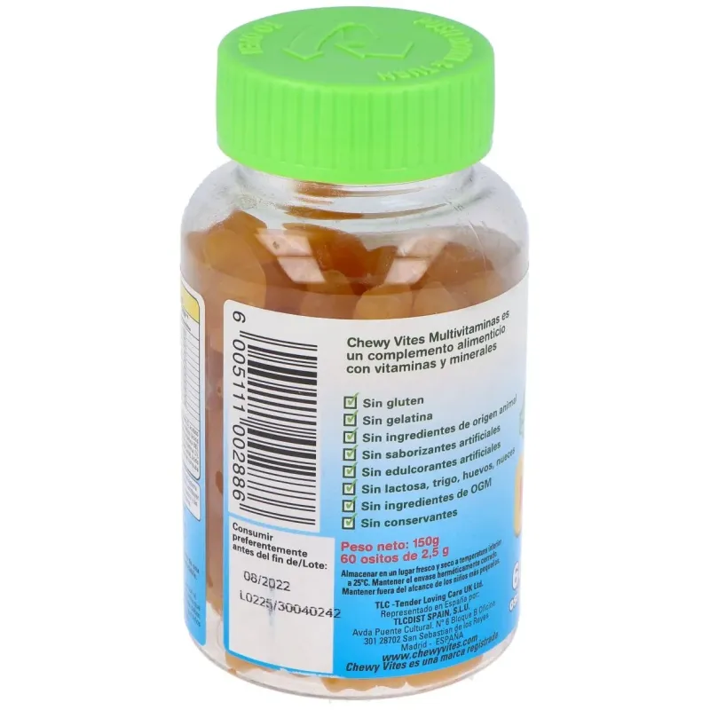 Chewy vites multivitaminas plus infantil 60ud. 2 | Farmacia Barata Chewy vites multivitaminas plus infantil 60ud. 2 | Farmacia Barata