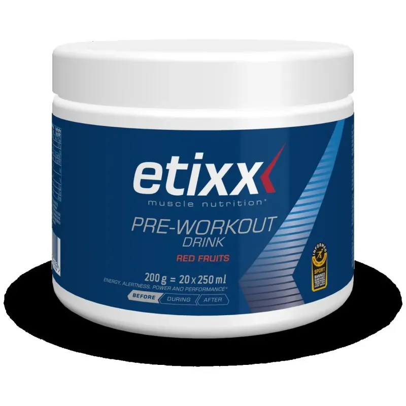 Etixx pre-workout red fruits 200g | Farmacia Barata