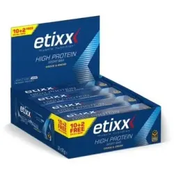 Etixx pack barrita hiperproteica galleta y crema 12x55g