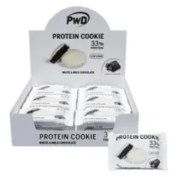Protein cookie 34% protein white-milk choco 18uds. | Farmacia Barata