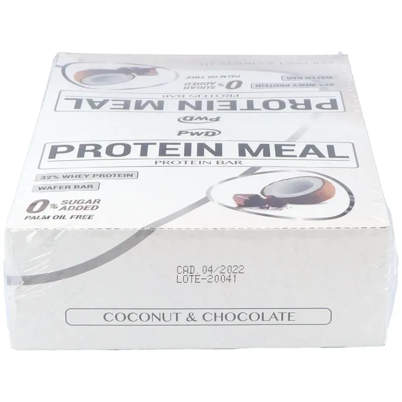 Protein meal barritas coco con chocolate 12uds. 2 | Farmacia Barata