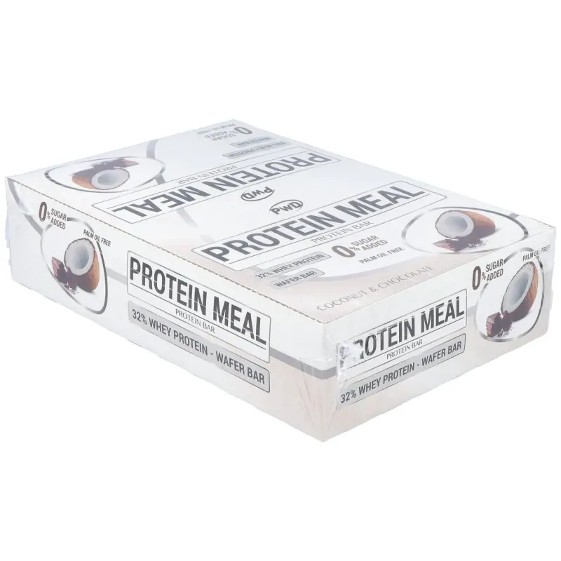 Protein meal barritas coco con chocolate 12uds. 2 | Farmacia Barata