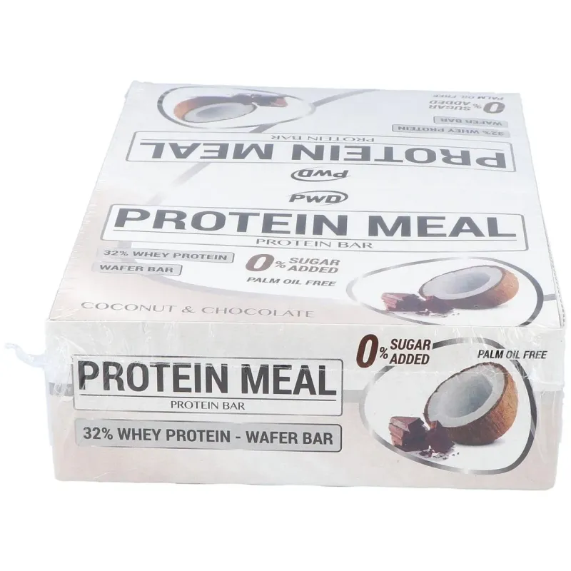 Protein meal barritas coco con chocolate 12uds. 2 | Farmacia Barata