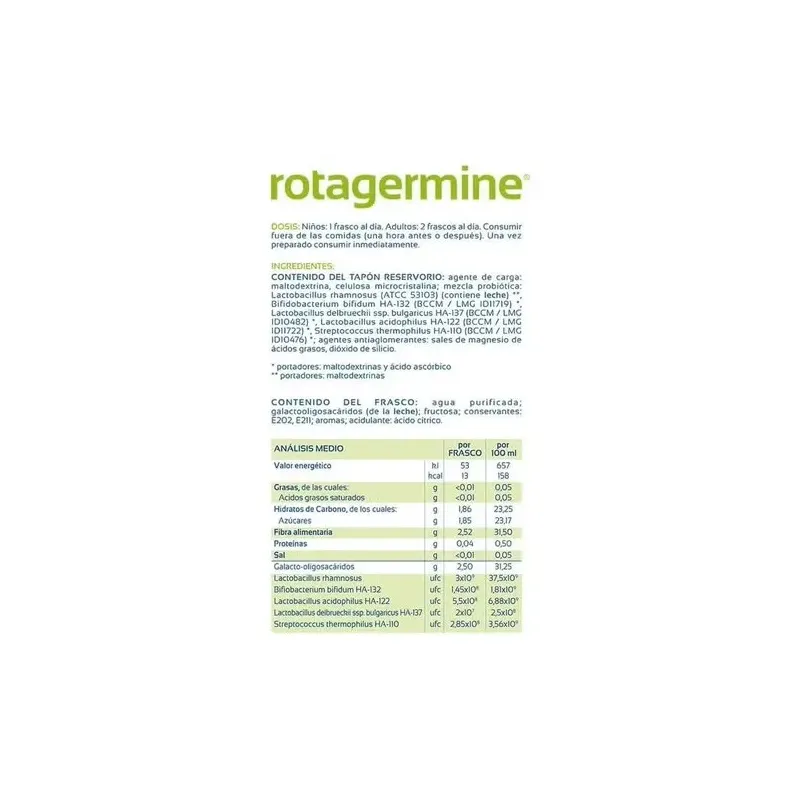 Rotagermine 10ud. - humana | Farmacia Barata