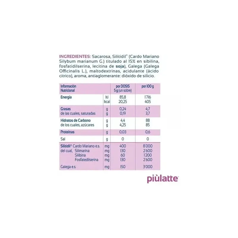 Piulatte 14sbrs. - humana | Farmacia Barata