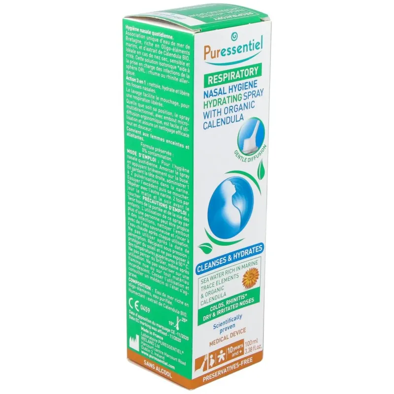 Spray nasal hidratante con calendula bio 100ml. | Farmacia Barata Spray nasal hidratante con calendula bio 100ml. | Farmacia Barata