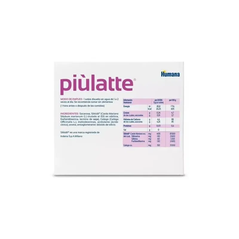 Piulatte 14sbrs. - humana | Farmacia Barata