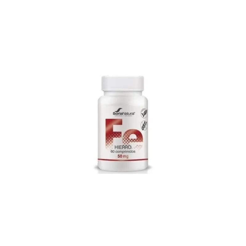 Hierro liberacion sostenida 50mg 60comp. | Farmacia Barata