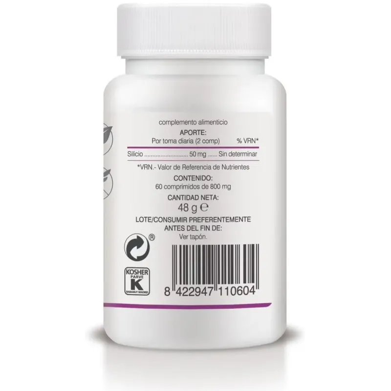 Silicio liberacion sostenida 800mg 60comp. | Farmacia Barata