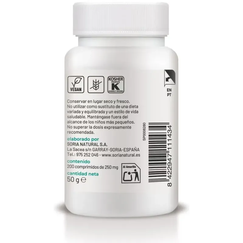 Selenio liberacion sostenida 250mg 200comp. | Farmacia Barata