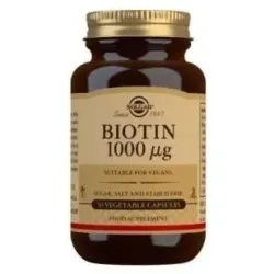 Solgar biotine 1000mcg (vitamine b8) 50 g?lules v?g?tales
