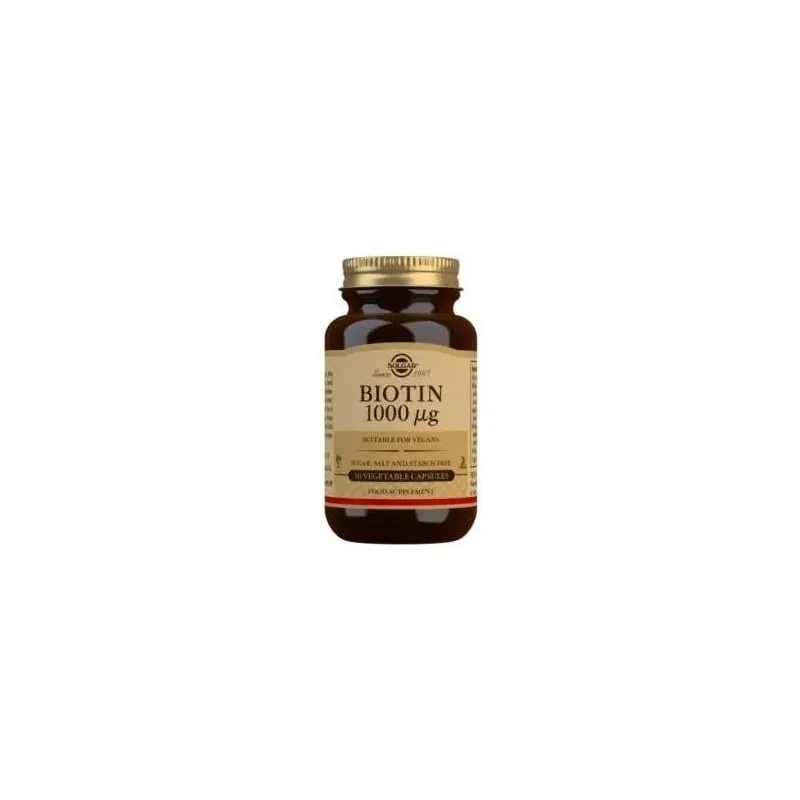 Solgar biotine 1000mcg (vitamine b8) 50 g?lules v?g?tales | Farmacia Barata Solgar biotine 1000mcg (vitamine b8) 50 g?lules v?g?tales | Farmacia Barata