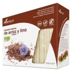 Soria alimentacion tostadas ligeras arroz lino | Farmacia Barata