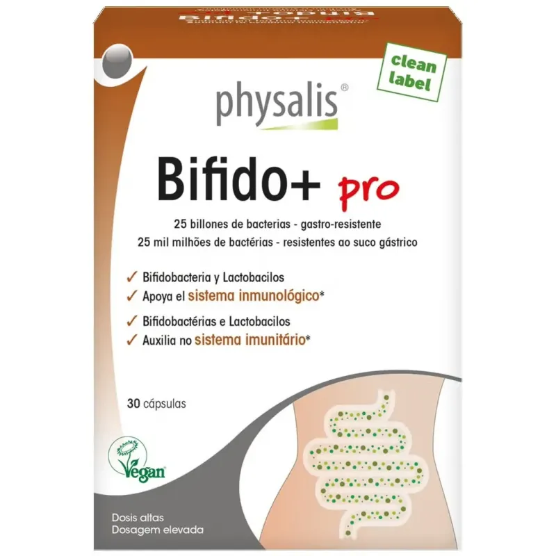 Physalis bifido+ pro vegan 30caps | Farmacia Barata