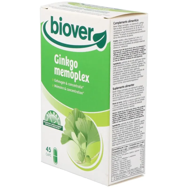 Ginkgo memoplex 45cap. 2 | Farmacia Barata Ginkgo memoplex 45cap. 2 | Farmacia Barata