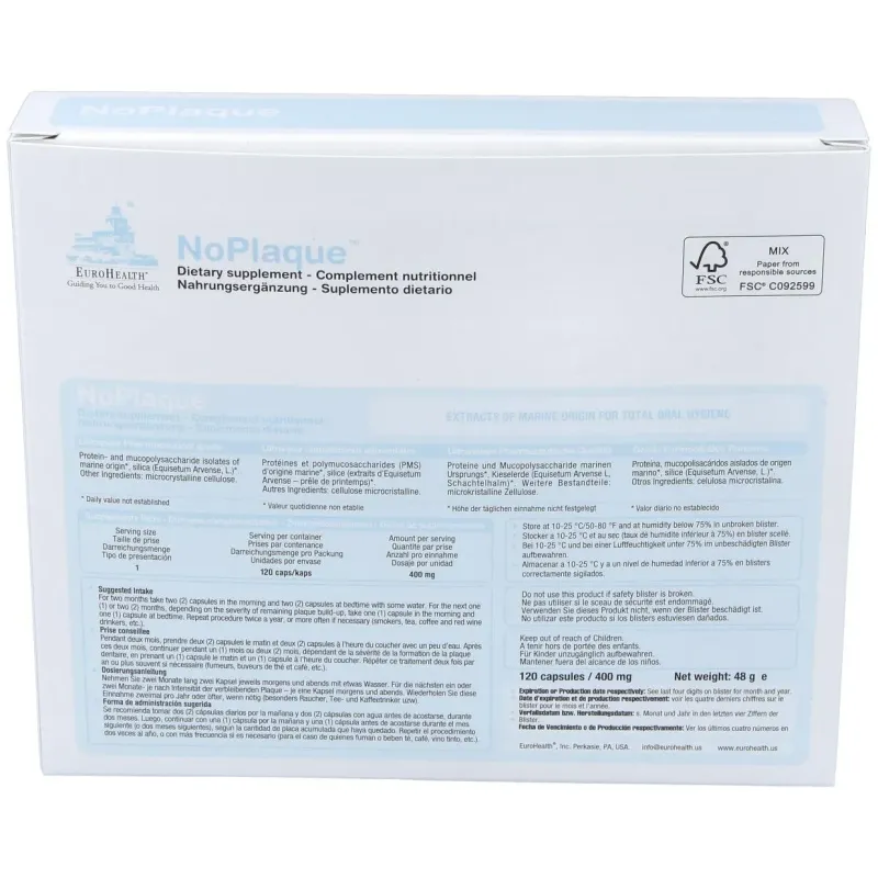 Noplaque 120comp. | Farmacia Barata