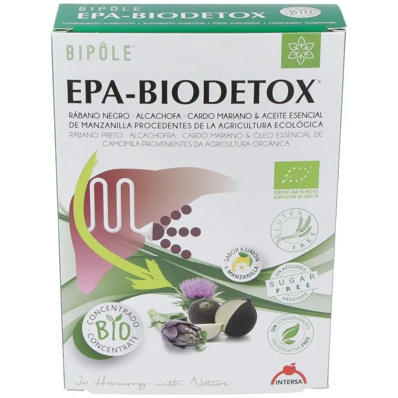 Bipole epa-biodetox 20amp. 2 | Farmacia Barata
