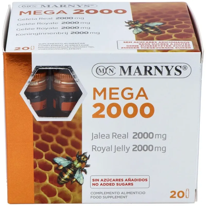 Jalea real mega 2000mg 20viales 2 | Farmacia Barata