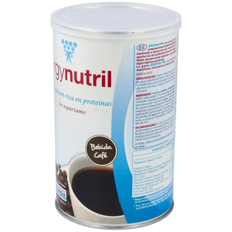 Ergynutril (proteinas) cafe polvo 300gr. | Farmacia Barata Ergynutril (proteinas) cafe polvo 300gr. | Farmacia Barata