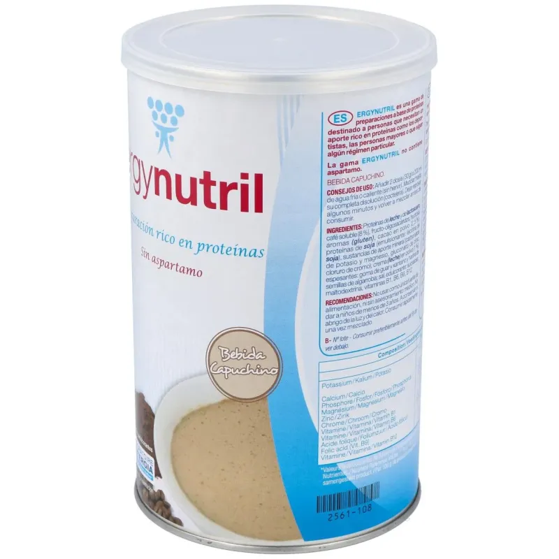 Ergynutril (proteinas) capuccino polvo 300gr. 2 | Farmacia Barata