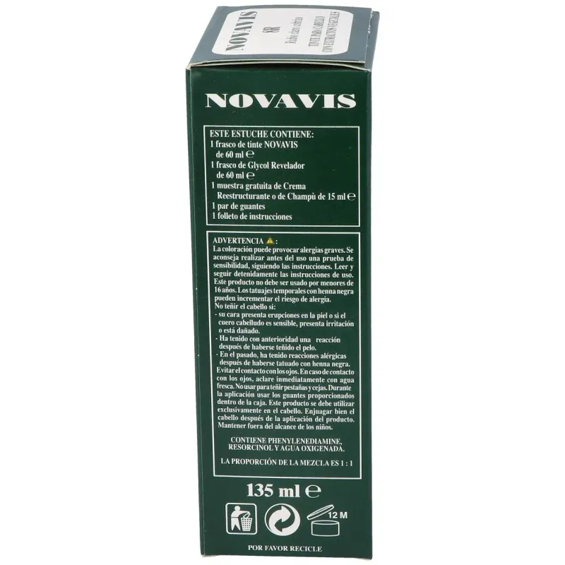 Tinte novavis 8r rubio claro cobrizo 120ml. 2 | Farmacia Barata Tinte novavis 8r rubio claro cobrizo 120ml. 2 | Farmacia Barata