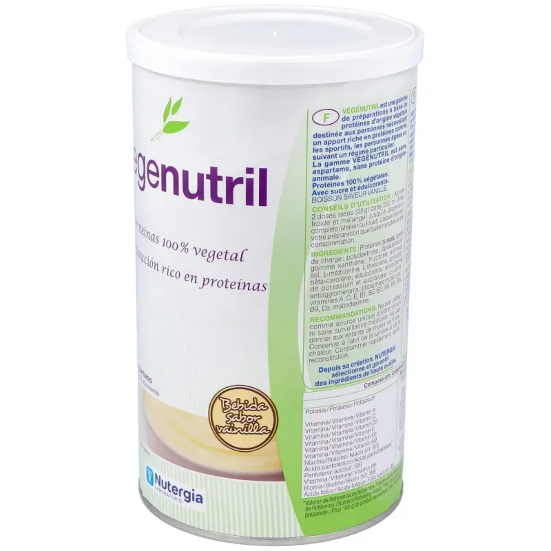 Vegenutril vainilla bote 300gr. | Farmacia Barata