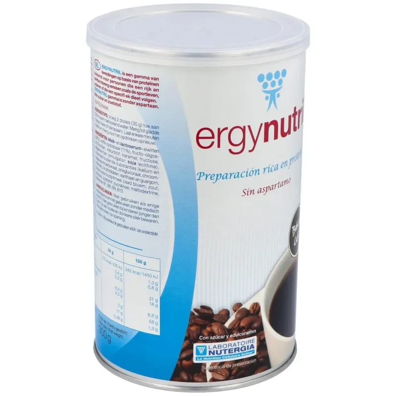 Ergynutril (proteinas) cafe polvo 300gr. | Farmacia Barata Ergynutril (proteinas) cafe polvo 300gr. | Farmacia Barata