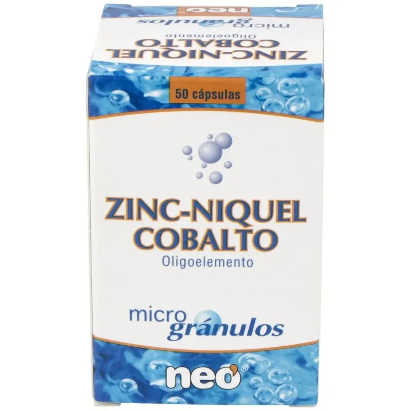 Zinc-niquel-cobalto microgranulos neo 50cap. | Farmacia Barata