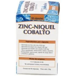 Zinc-niquel-cobalto microgranulos neo 50cap. | Farmacia Barata