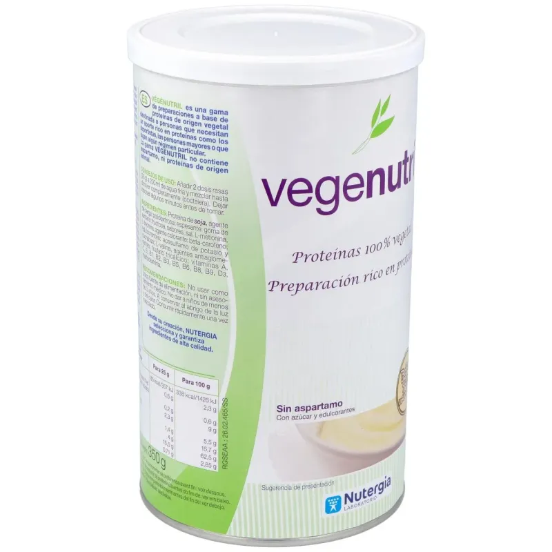 Vegenutril vainilla bote 300gr. | Farmacia Barata