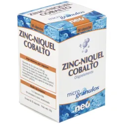 Zinc-niquel-cobalto microgranulos neo 50cap. | Farmacia Barata
