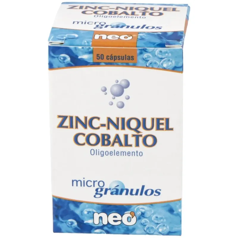 Zinc-niquel-cobalto microgranulos neo 50cap. | Farmacia Barata