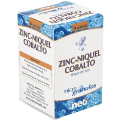 Zinc-niquel-cobalto microgranulos neo 50cap. | Farmacia Barata