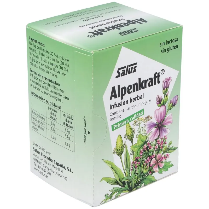 Alpenkraft infusion 15sbrs. | Farmacia Barata