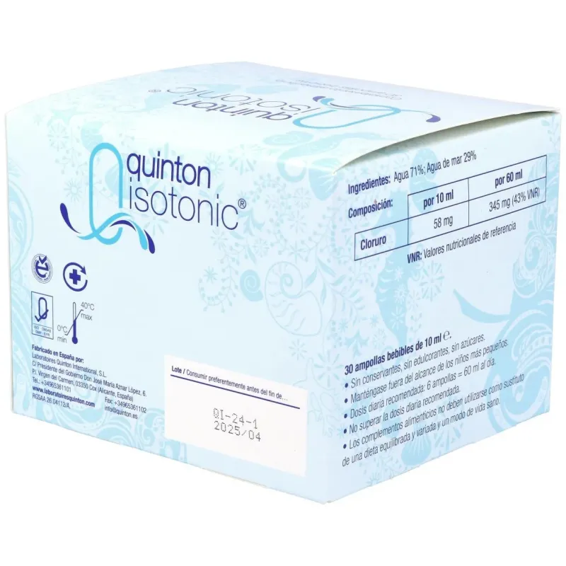 Quinton isotonico 30amp.beb. 2 | Farmacia Barata