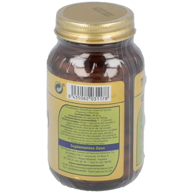 L-taurina-mg 60cap. | Farmacia Barata