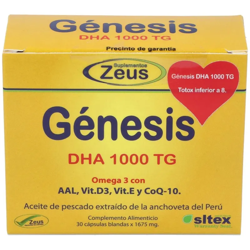 Genesis dha tg 1000 omega 3 30cap. 2 | Farmacia Barata