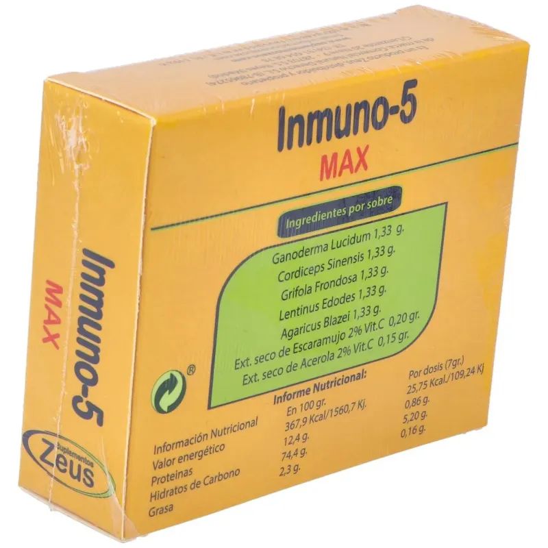 Inmuno-5 max 7sbrs. | Farmacia Barata