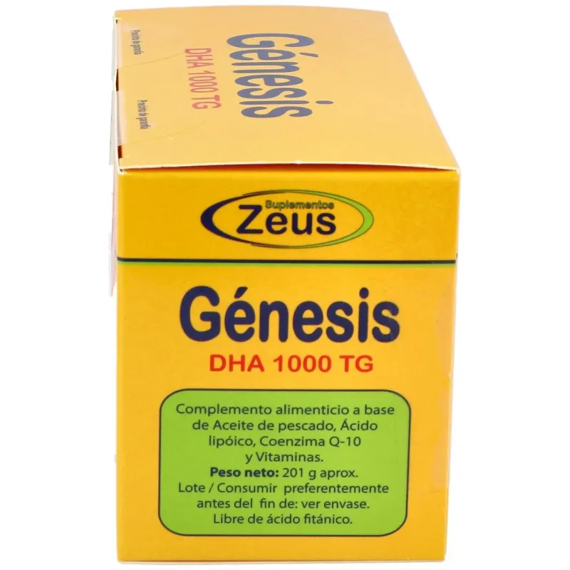 Genesis dha tg 1000 omega 3 120cap. 2 | Farmacia Barata