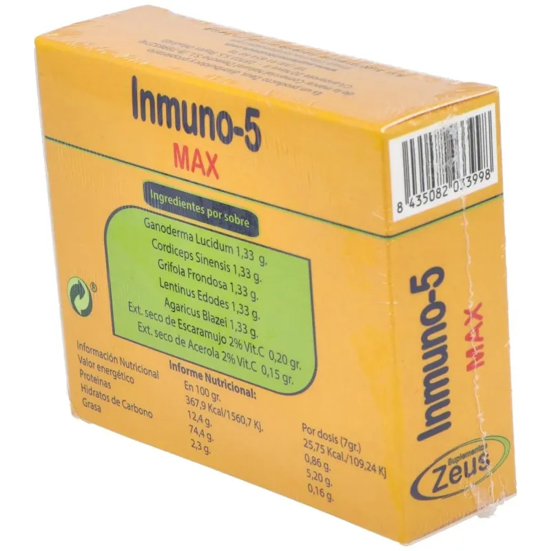 Inmuno-5 max 7sbrs. | Farmacia Barata
