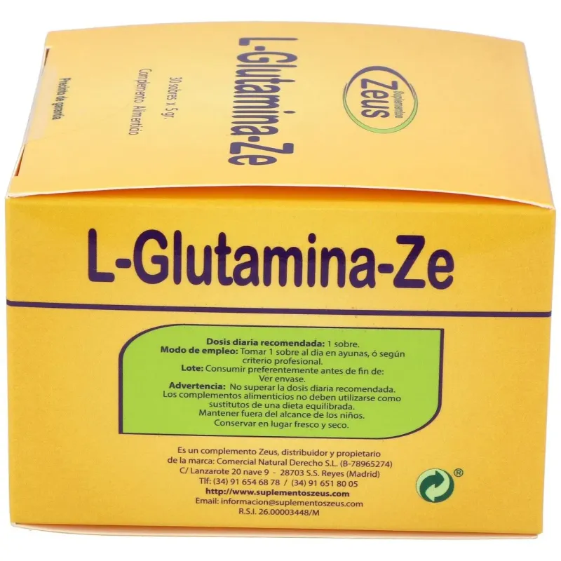 L-glutamina-ze 30sbrs. 2 | Farmacia Barata L-glutamina-ze 30sbrs. 2 | Farmacia Barata