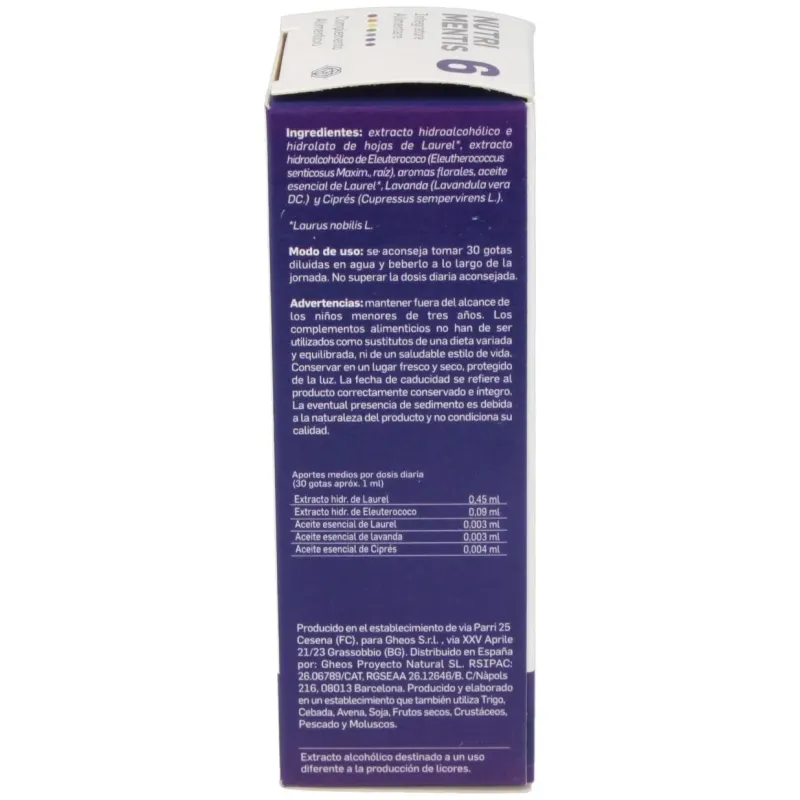 Nutrimentis 6 30ml. | Farmacia Barata