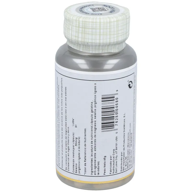 Selenium 50mcg. 100cap. 2 | Farmacia Barata