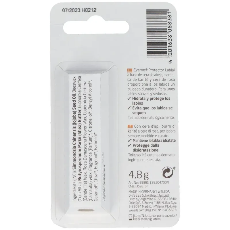 Protector labial 4gr everon 2 | Farmacia Barata